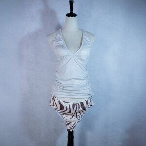 Valanio Womens Swimsuit Two Pieces Top and Bottom Size L